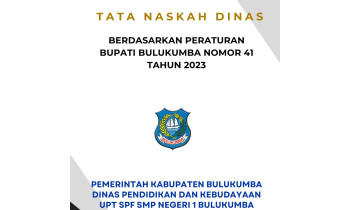 Contoh Naskah Dinas Satuan Pendidikan Berdasarkan Peraturan Bupati Bulukumba Nomor 41 Tahun 2023